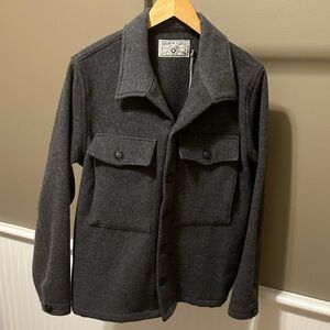 Freenote Cloth Men's Dark Charcoal Wool Field Jacket